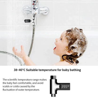 LED Display Water Shower Thermometer